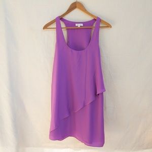 Silence and noise purple flowy dress sz small